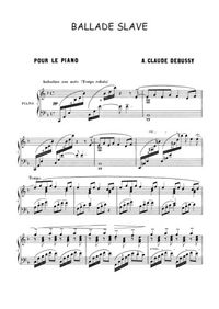 Ballade slave - Claude Debussy